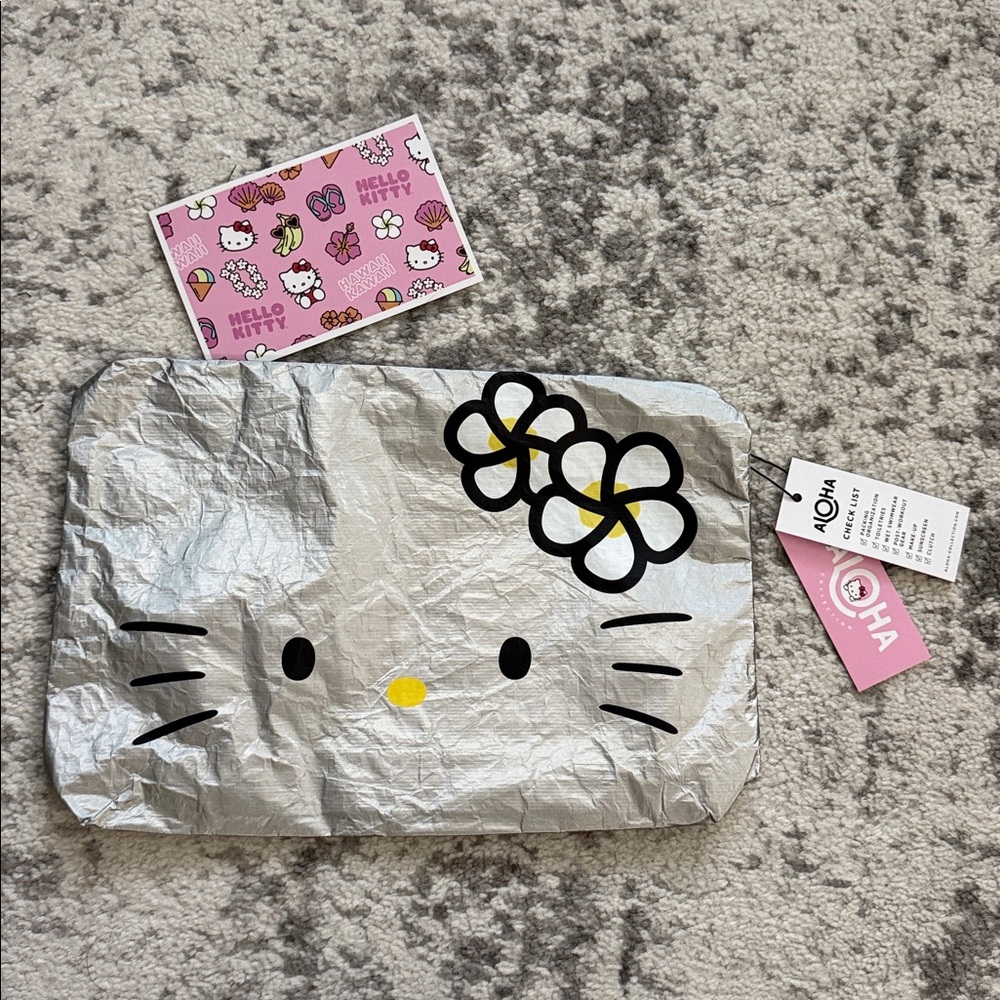 Aloha Collection Hello Kitty Mid Pouch NWT